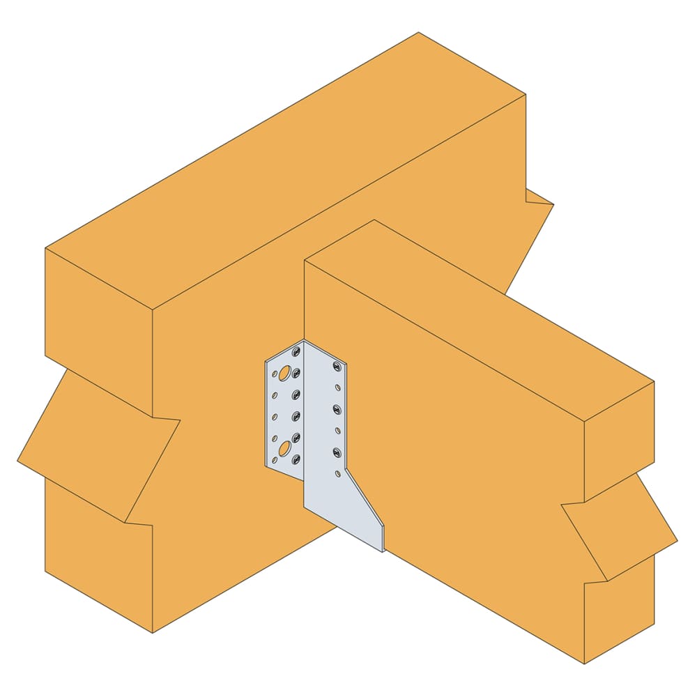 Simpson Strong Tie Heavy Duty Face Fixed U Joist Hanger - 50mm Width - 100mm Height