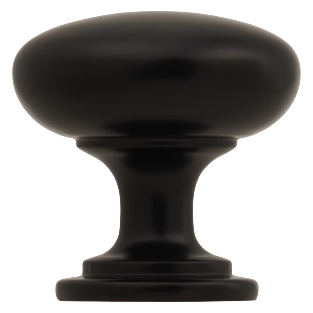Altro Domed Round Cabinet Knob - 28mm Diameter - Matt Black