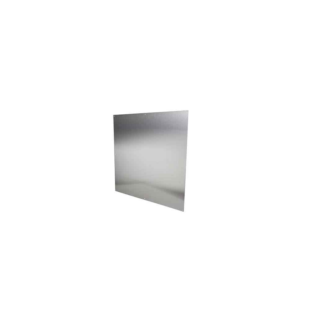 Stainless Steel Kick Plate - Half Door Panel - 838 x 838 x 1.2mm - 8 Screw Holes - Satin