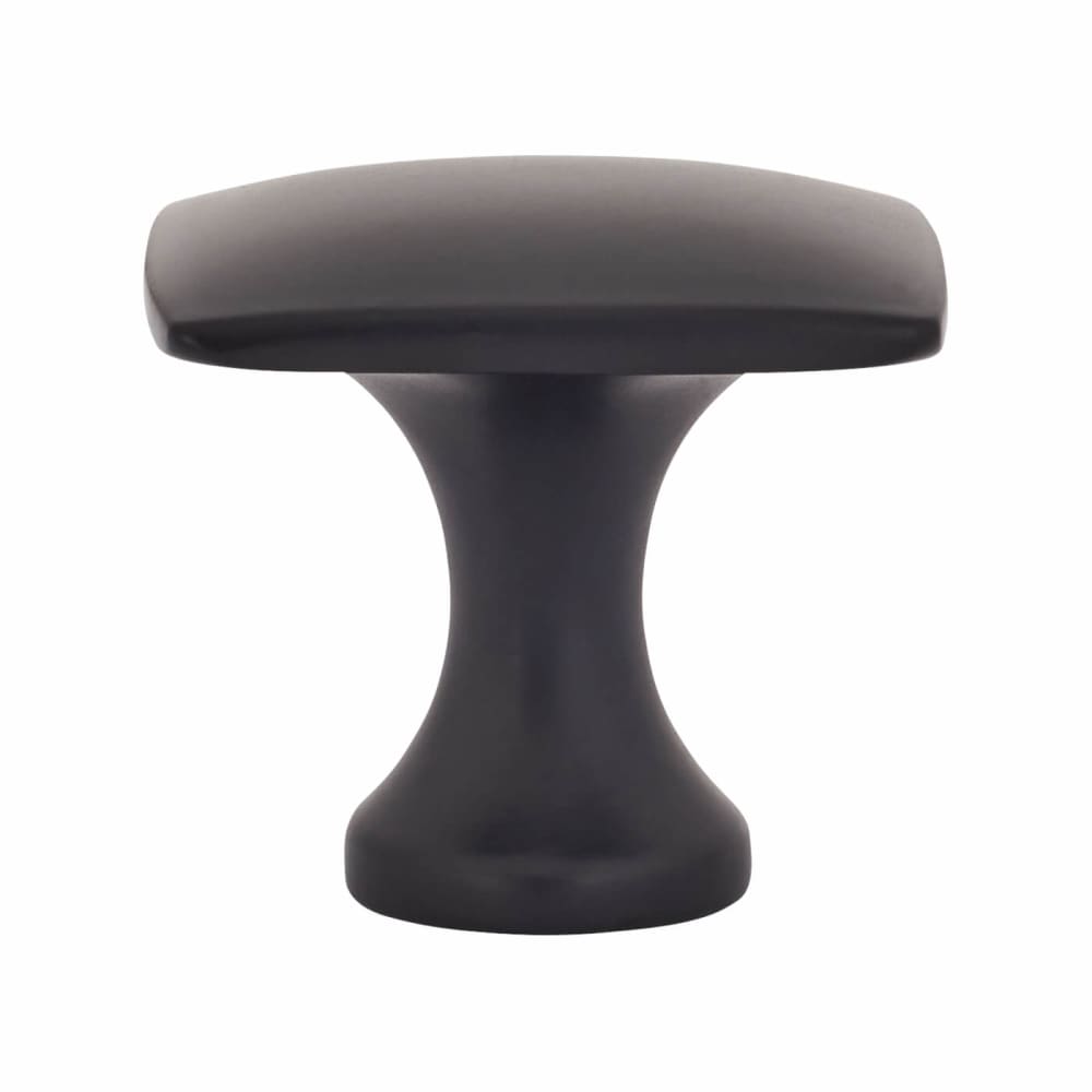Hampstead Rayon Square Cabinet Knob - 35 x 35mm - Matt Black 