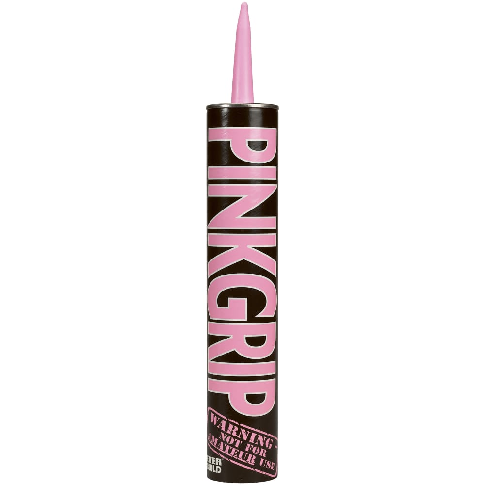 Everbuild PinkGrip Instant Grab Adhesive - Solvent Based - 350ml - Pink