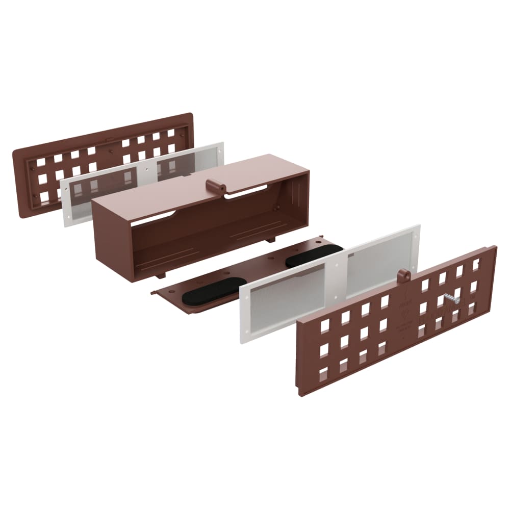 Stormguard Flood Air Brick - 210 x 81mm - Terracotta