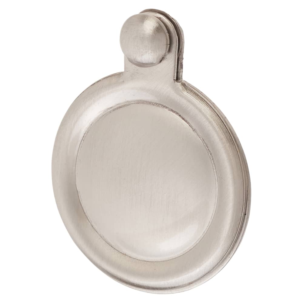 Hampstead Victorian Covered Escutcheon - 32 x 32mm - Keyhole - Satin Nickel