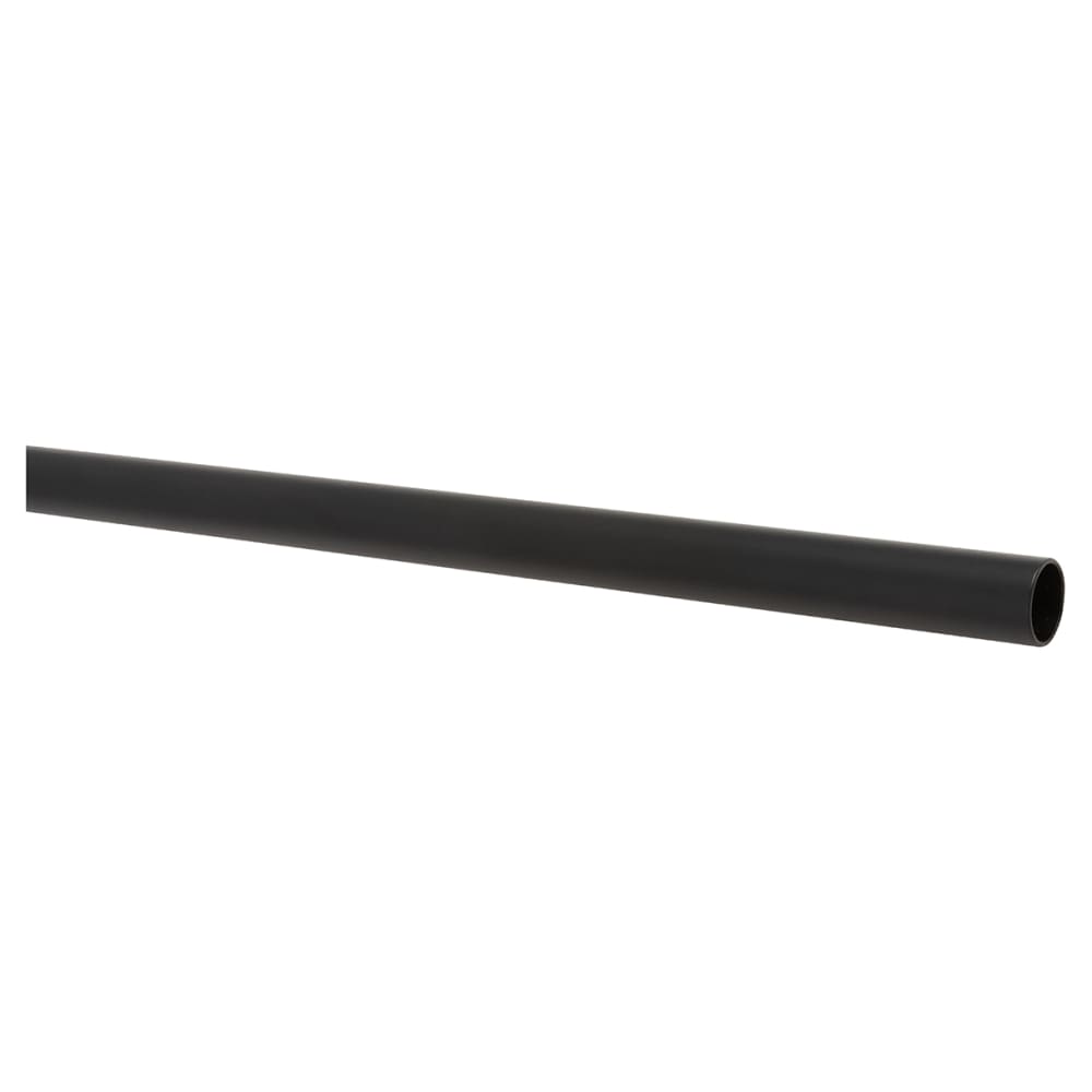 Altro Stair Rod with Knurled Finials - 900mm Length - Matt Black