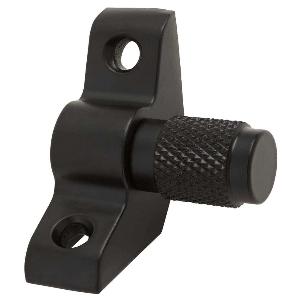 Altro Stair Rod with Knurled Finials - 900mm Length - Matt Black