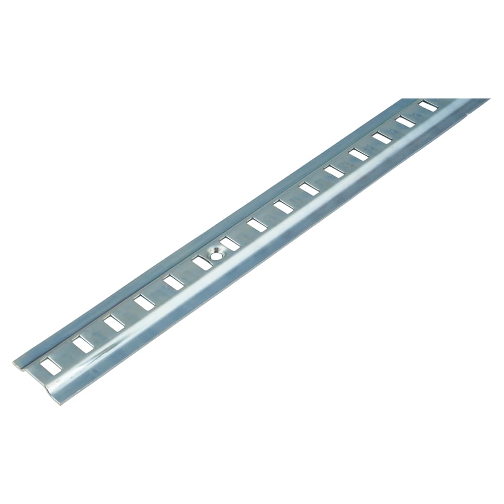 Altro Raised Bookcase Strip - 1829 x 24mm - Bright Zinc Plated