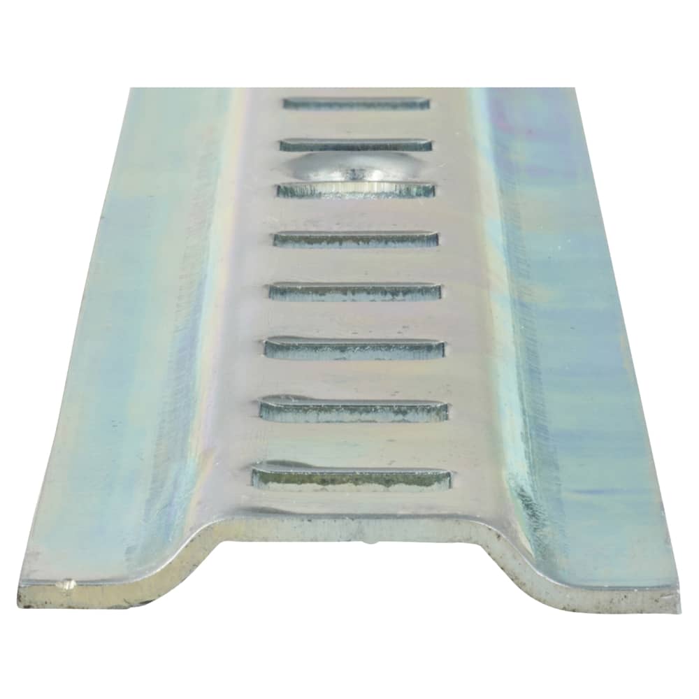 Altro Raised Bookcase Strip - 1829 x 24mm - Bright Zinc Plated