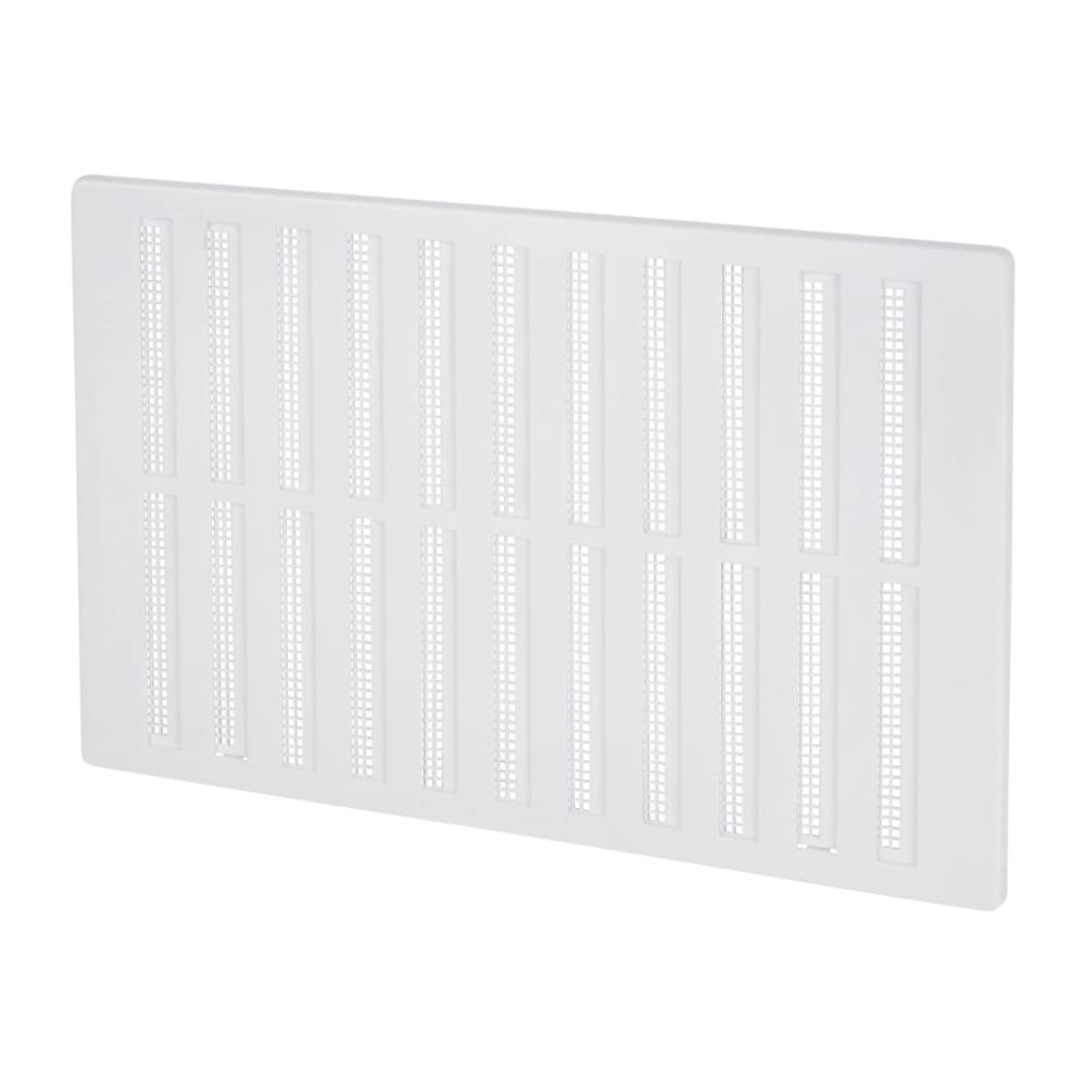 Hit & Miss Vent - 271 x 171mm - 8600mm² Free Air Flow - White Plastic