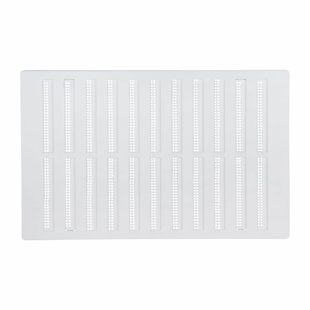 Hit & Miss Vent - 271 x 171mm - 8600mm² Free Air Flow - White Plastic