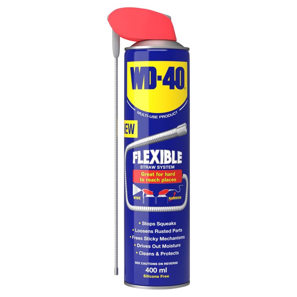 WD-40 EZ-Reach Flexible Straw Multi Use Can - 400ml 