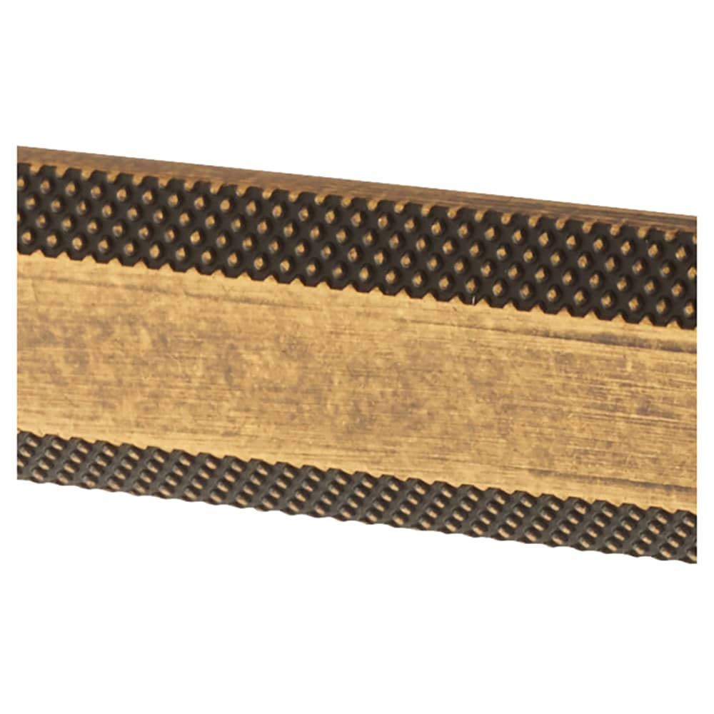 Hampstead Morley 19mm Bobbled D-Bar Cabinet Pull Handle - 1219mm Centres - Antique Brass