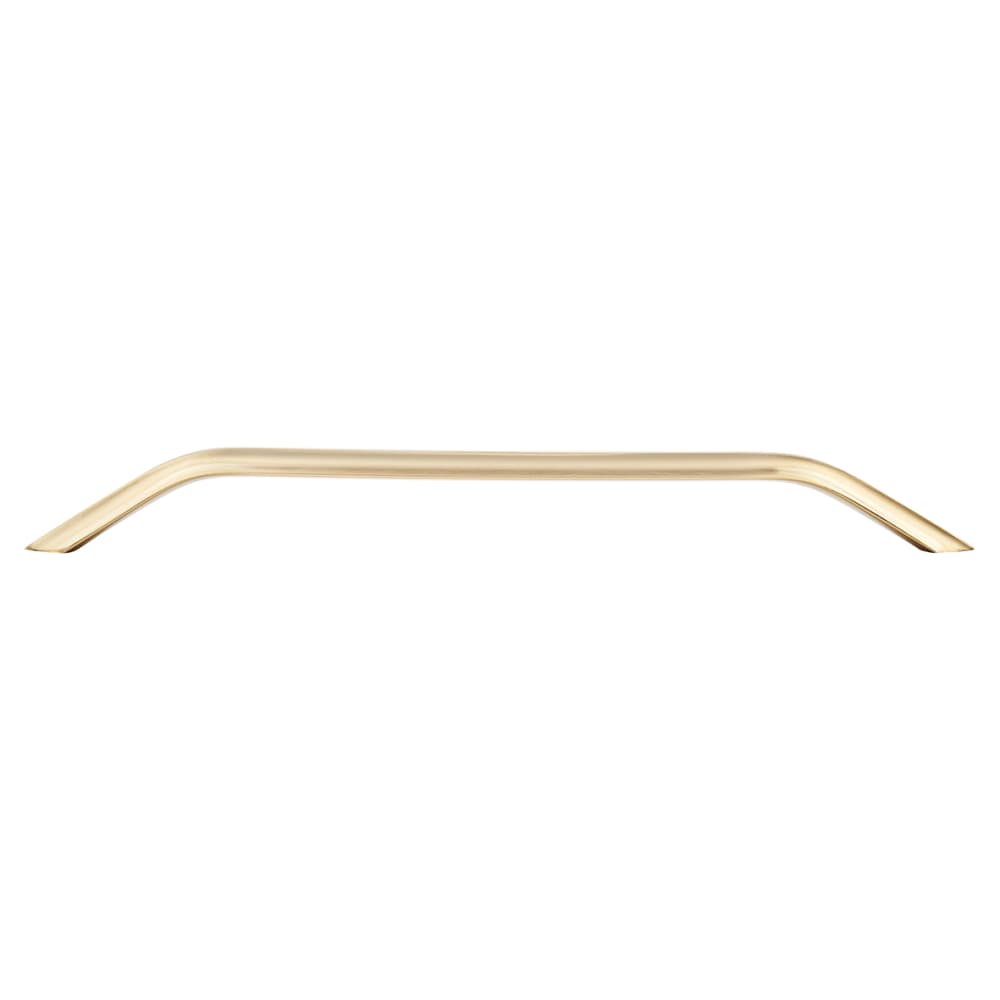 Altro Virgo Bow Cabinet Pull Handle - 224mm Centres - Satin Brass