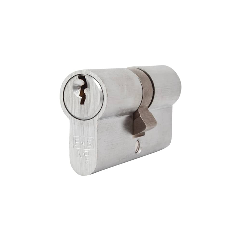 Eurospec 5 Pin 60mm Euro Double Cylinder - 30 + 30mm - Satin Chrome - Keyed Alike