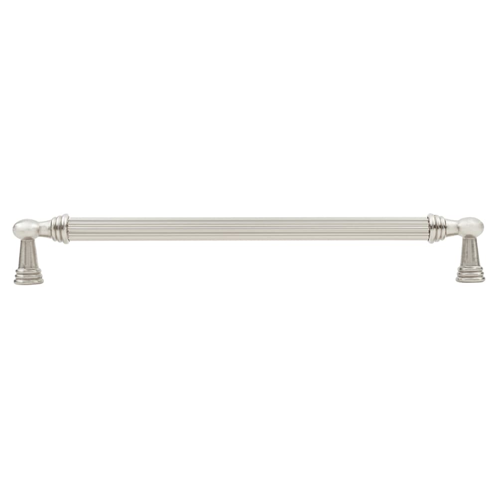 Hampstead Capricorn 10mm Lines T-Bar Cabinet Pull Handle - 224mm Centres - Satin Nickel 