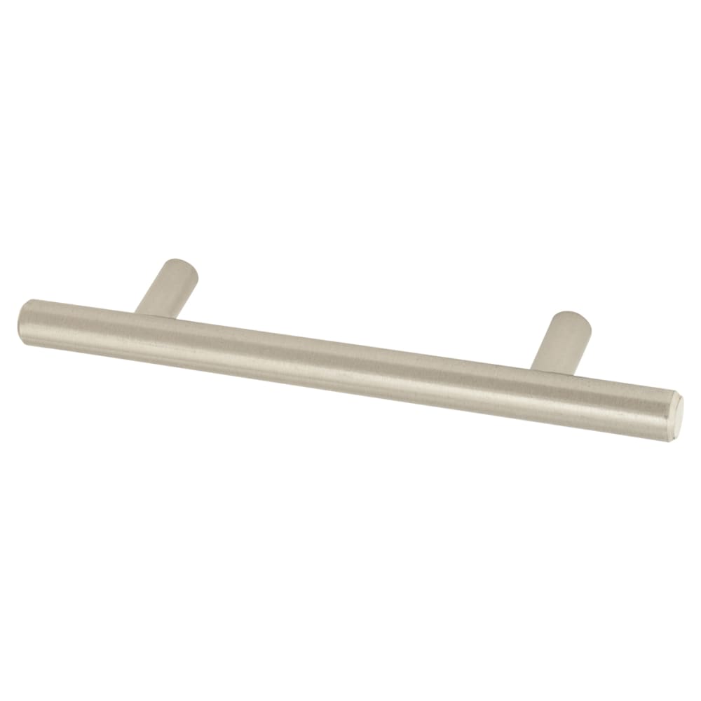 Touchpoint 12mm T-Bar Cabinet Pull Handle - 96mm Centres - Satin Nickel ...
