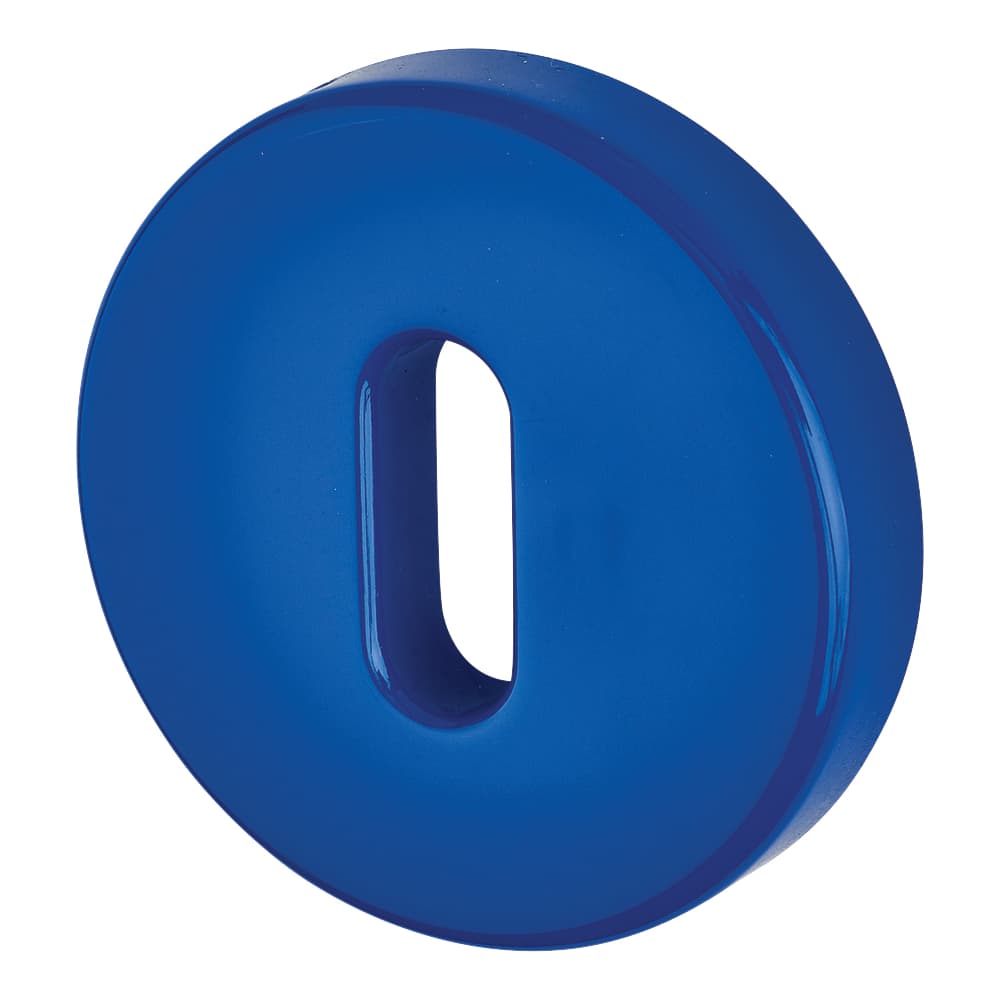 Hoppe AR600/26 Nylon Escutcheon - 52 x 9mm - Keyhole - Cobalt Blue - Pair
