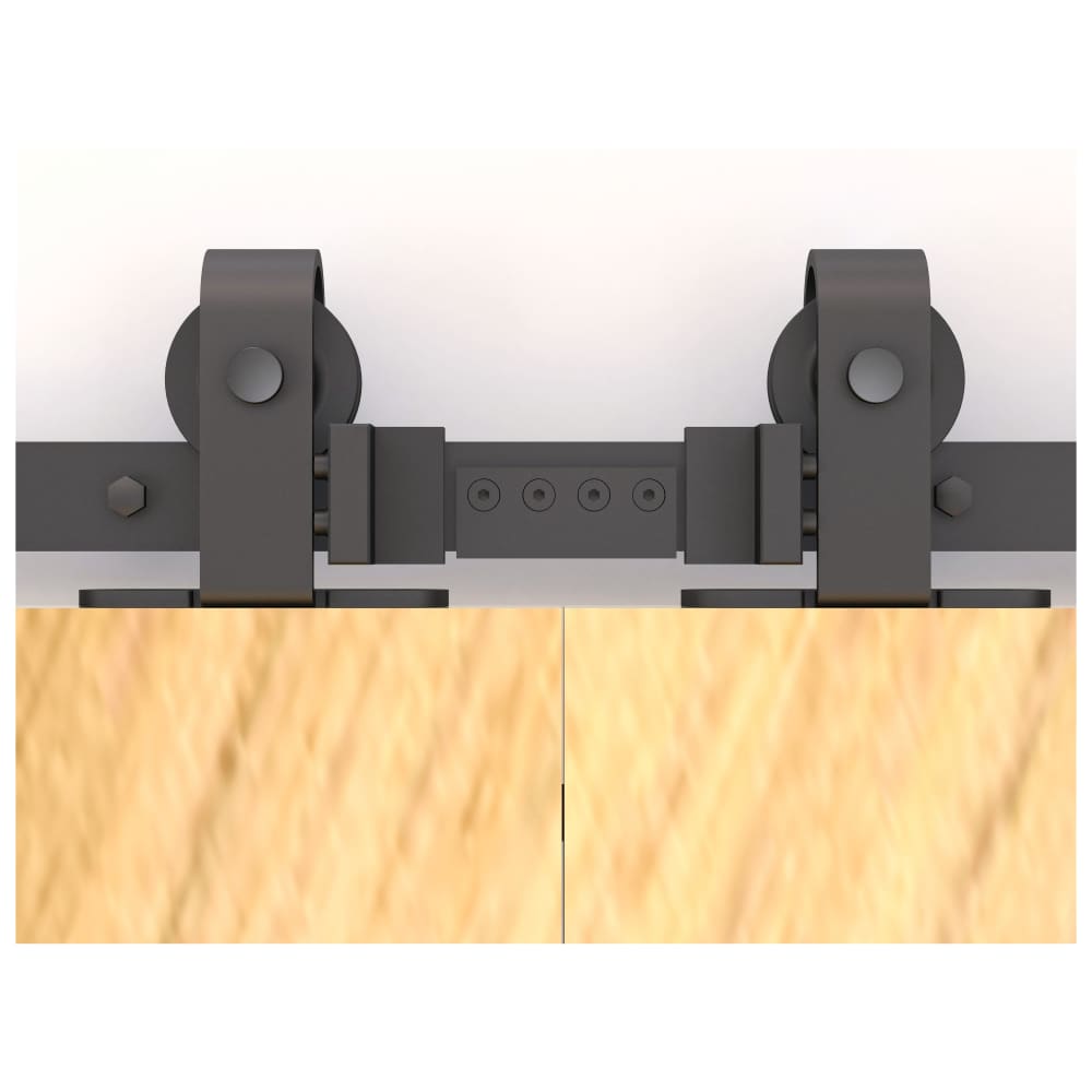 Barrierslide Ivan/Barn Strap Double Sliding Door Gear Joint Kit - Black