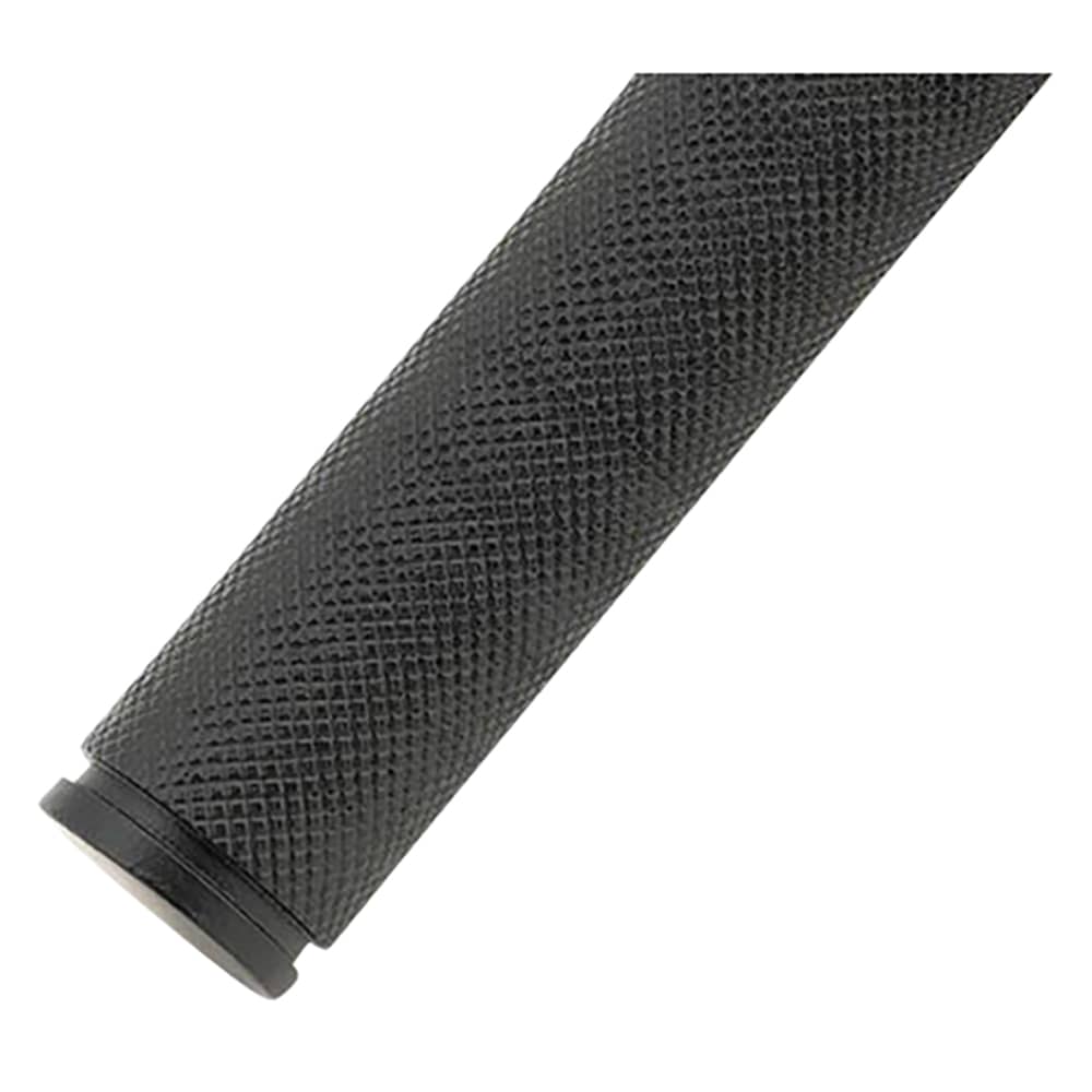 From The Anvil Brompton uPVC Slimline Knurled Multipoint Door Handle - 92mm c/c - Matt Black