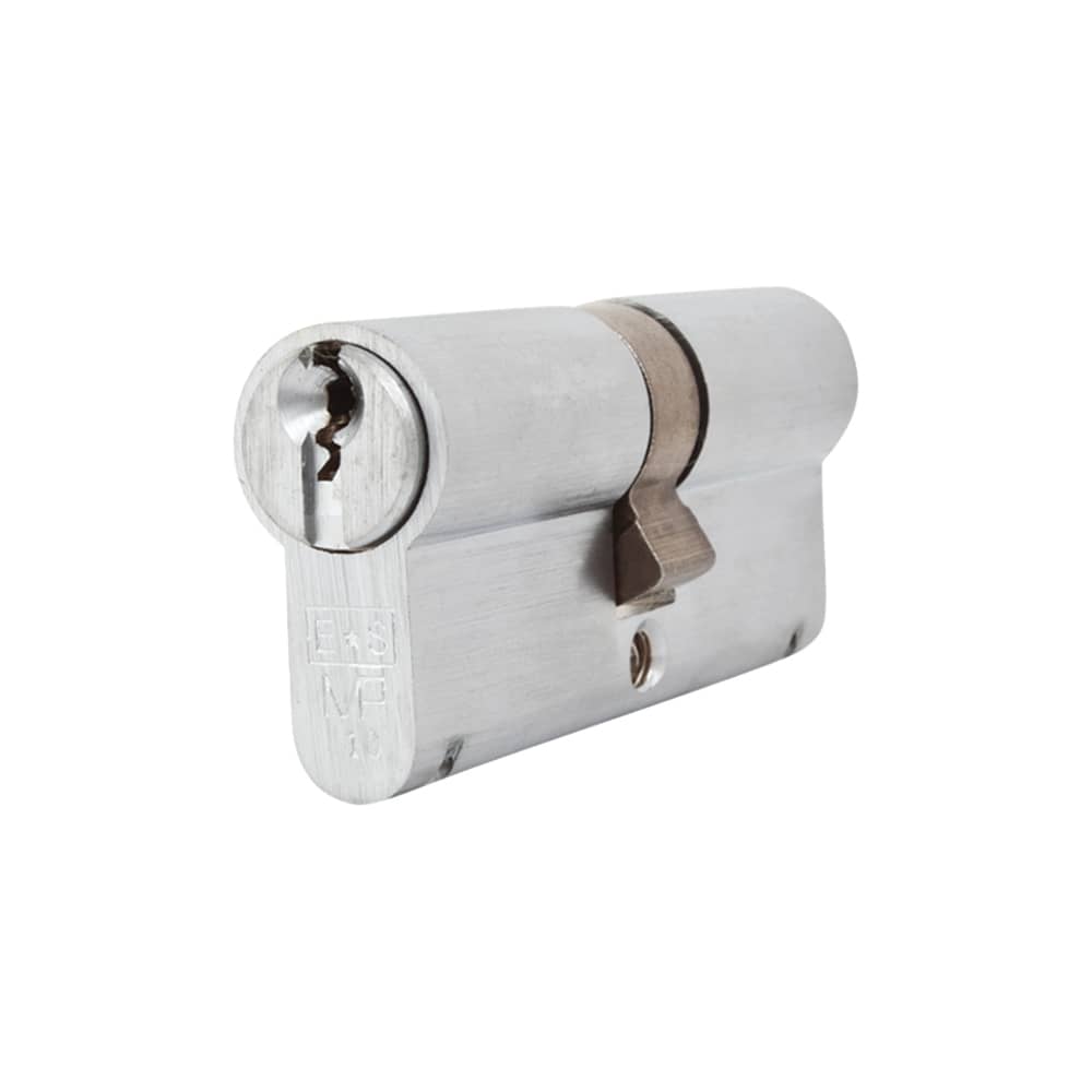 Eurospec 10 Pin 70mm Euro Double Cylinder - 35 + 35mm - Satin Chrome - Keyed Alike