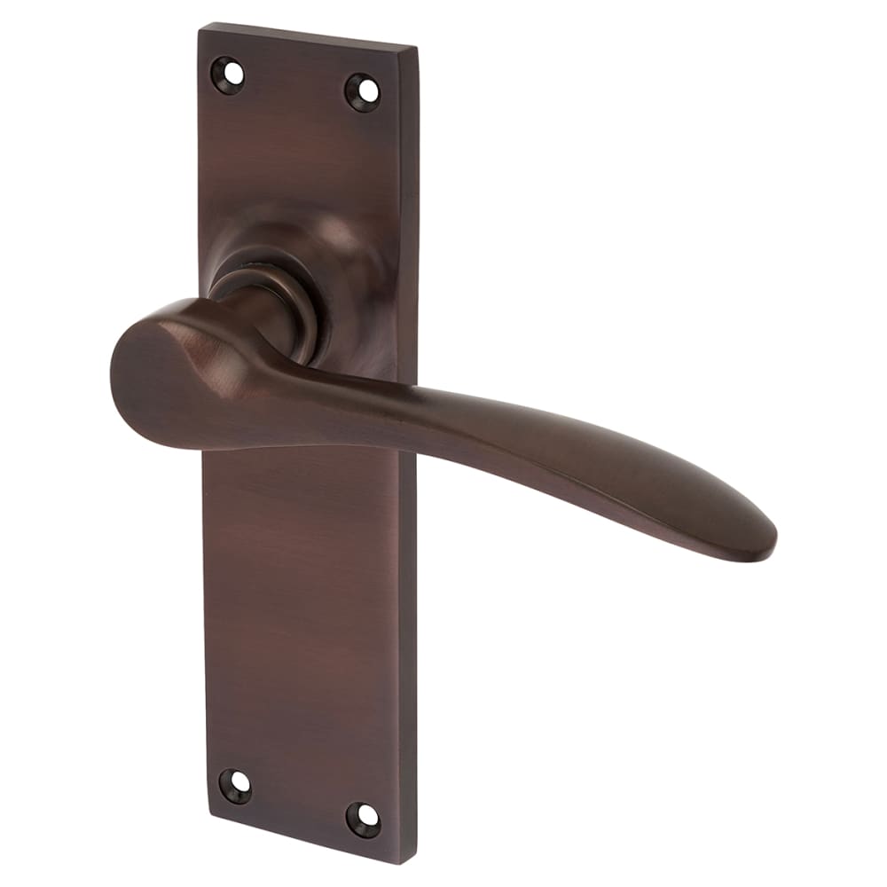 Hampstead Buckingham Latch Door Handle - 152 x 41mm - Soft Antique Bronze