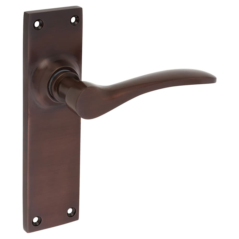 Hampstead Buckingham Latch Door Handle - 152 x 41mm - Soft Antique Bronze