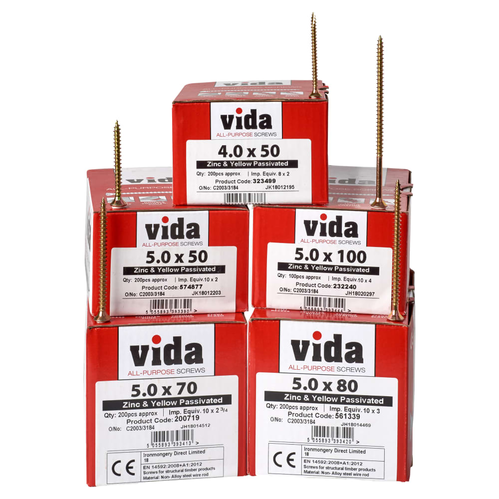 Vida Masters Trade Pack Double Countersunk Pozi 45mm Diameter