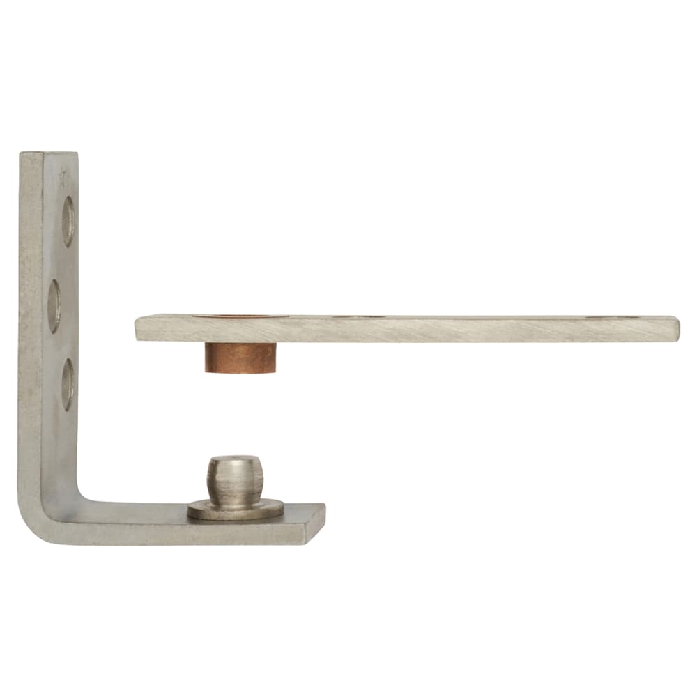 Toilet Cubicle Pivot Set - to suit doors up to 80kg - Stainless Steel