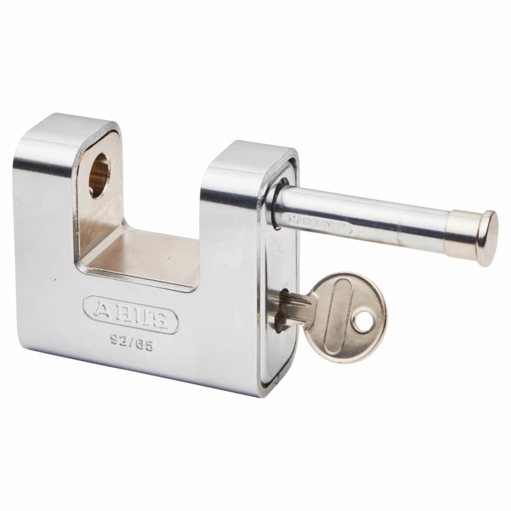 ABUS Series 92 Steel Shutter Padlock - 65mm Body - 33 x 14mm Shackle - Silver