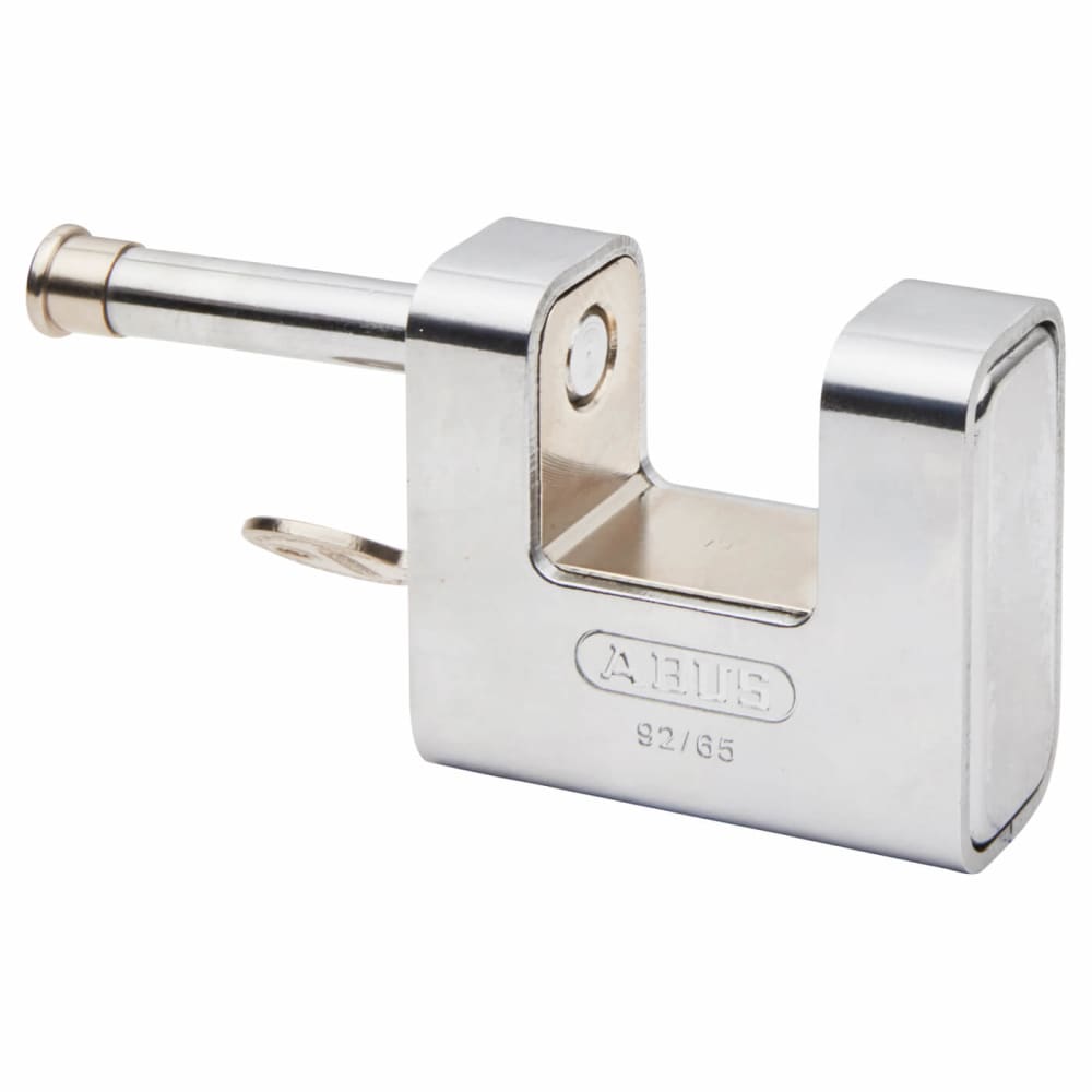 ABUS Series 92 Steel Shutter Padlock - 65mm Body - 33 x 14mm Shackle - Silver