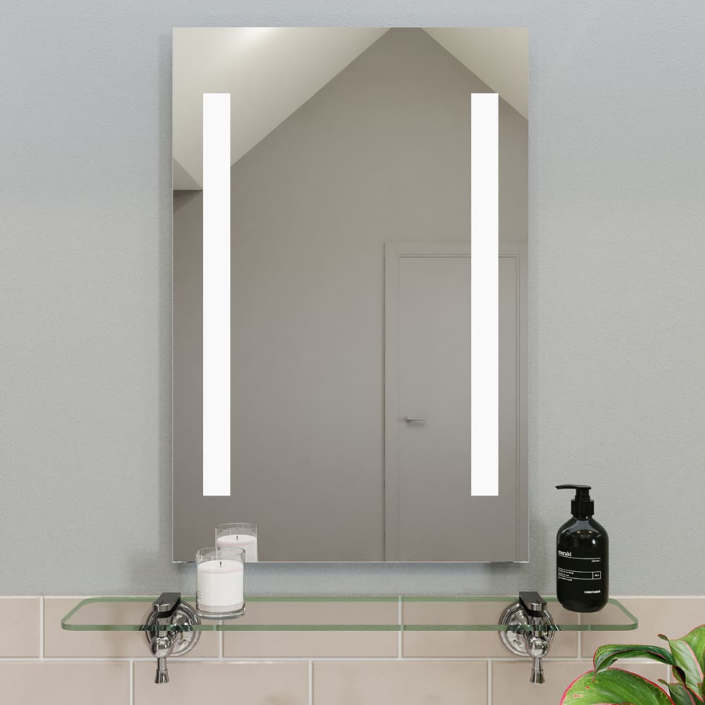Croydex Thornton LED Bathroom Mirror - Rectangle - 600 x 400mm - 6000K/6500K
