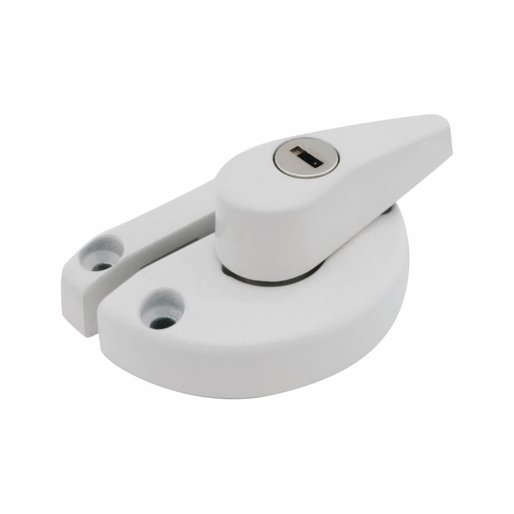 Altro uPVC/Timber 10mm Narrow Back Keep Fitch Sash Fastener - 64 x 32mm - White