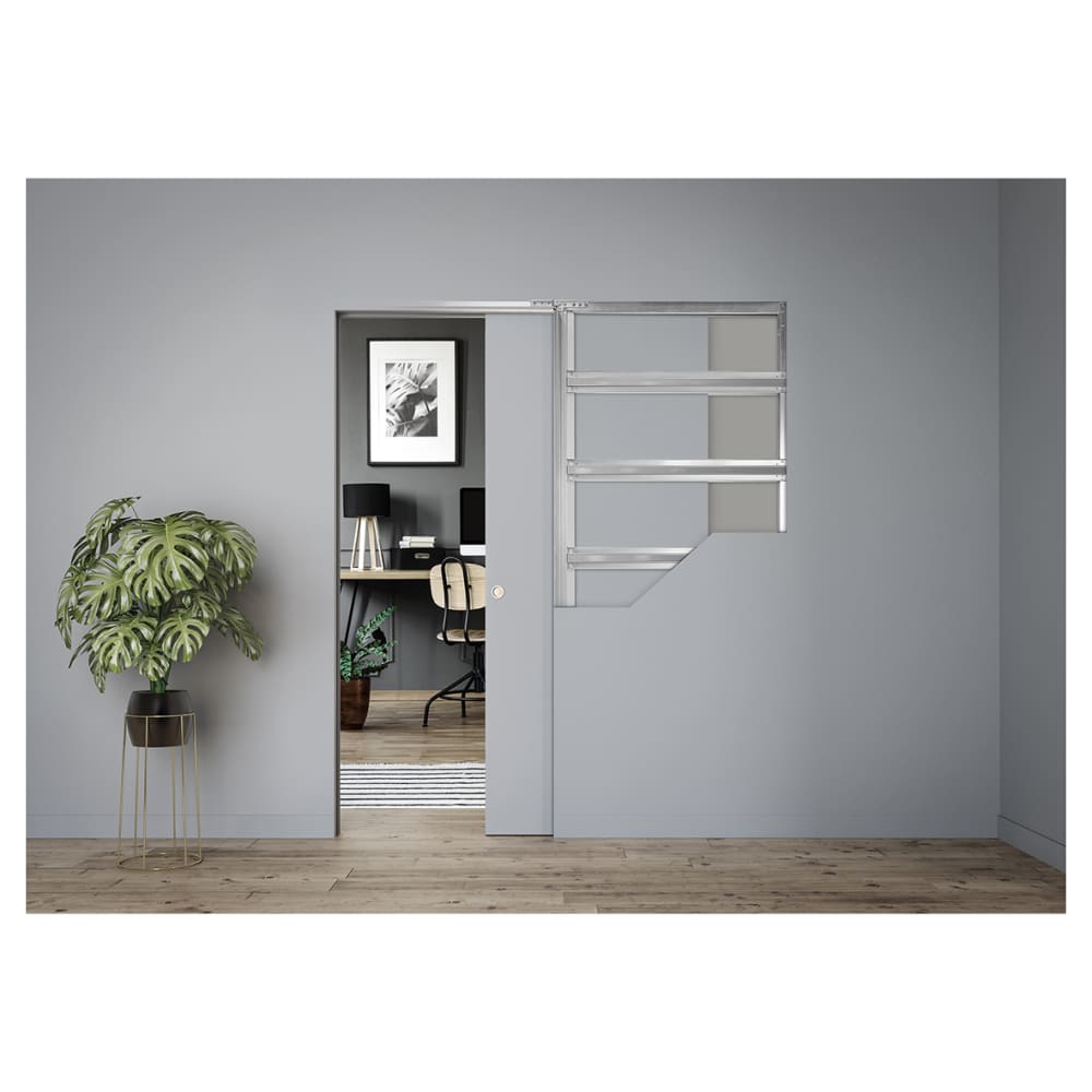 ECLISSE Syntesis Single Pocket Door Kit - 125mm Finished Wall Thickness - 926 x 2040 Door Size