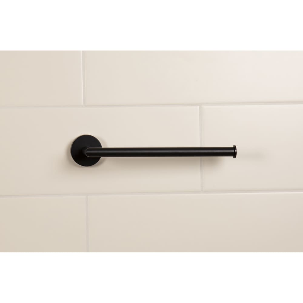 Metlex Cygnus Round Towel Bar - 162 x 805mm - Matt Black