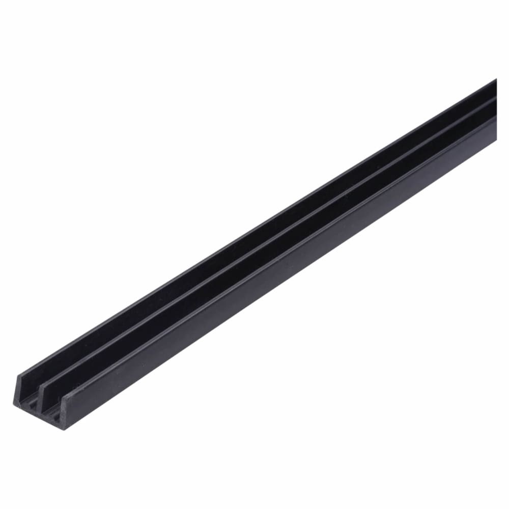 Chasmood No 77 Double Channel - 2000mm Track - Overall Height 9.5mm - Width 16.67mm - 4.7mm Glass