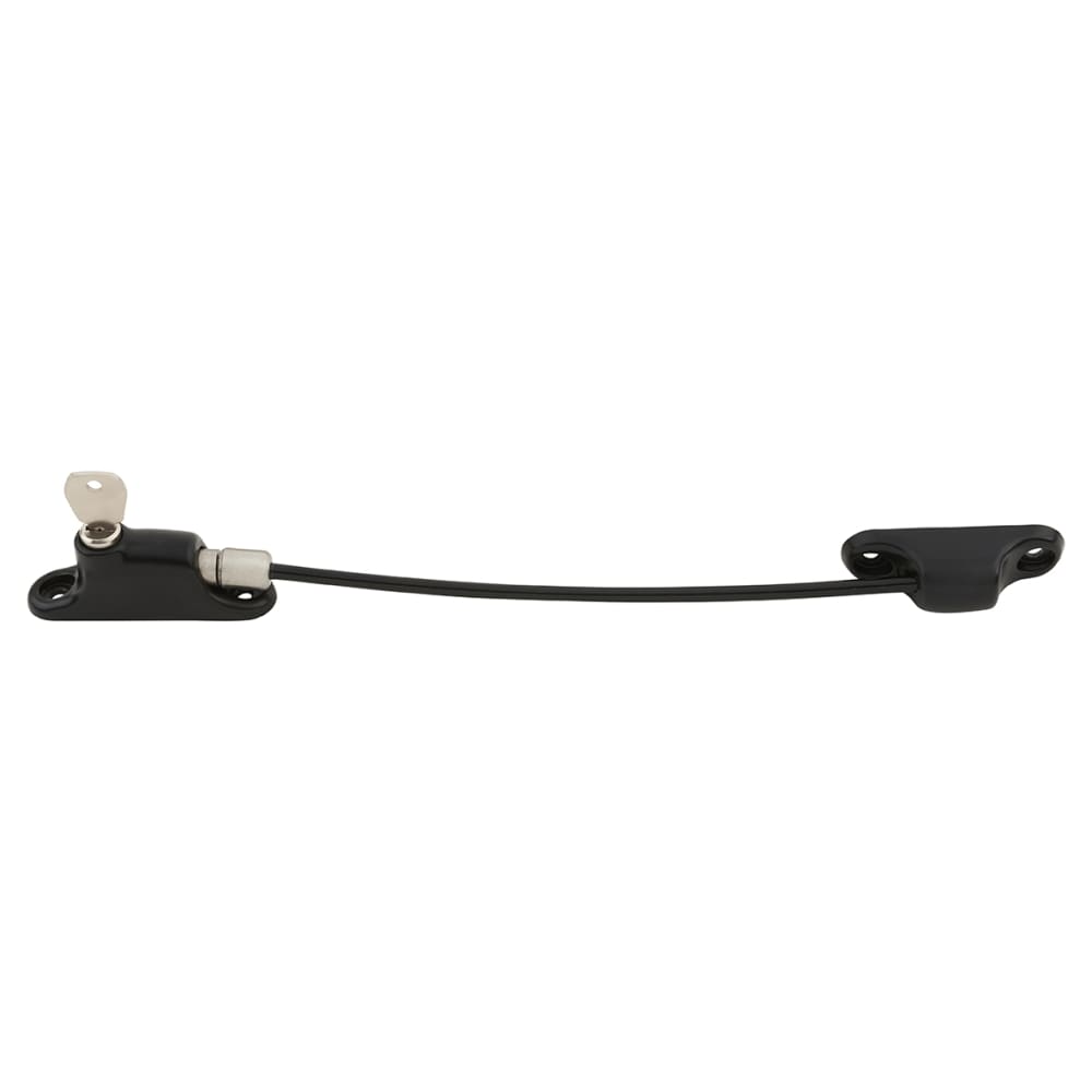 Touchpoint Cable Window Restrictor - Side Locking Pin - Black