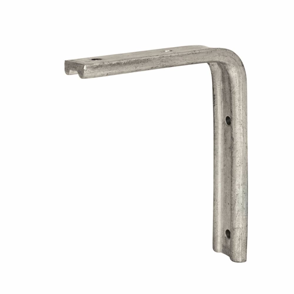 Altro Fluted Steel Angle Bracket 125 x 100mm Galvanised Pack 5