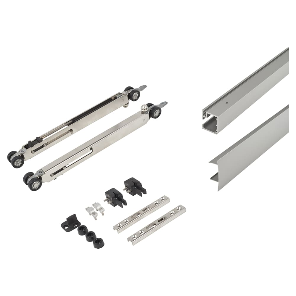 Klug Softslide 90 Soft Open/Close Sliding Door Gear Kit - 2000mm Track - 90kg Max Door Weight