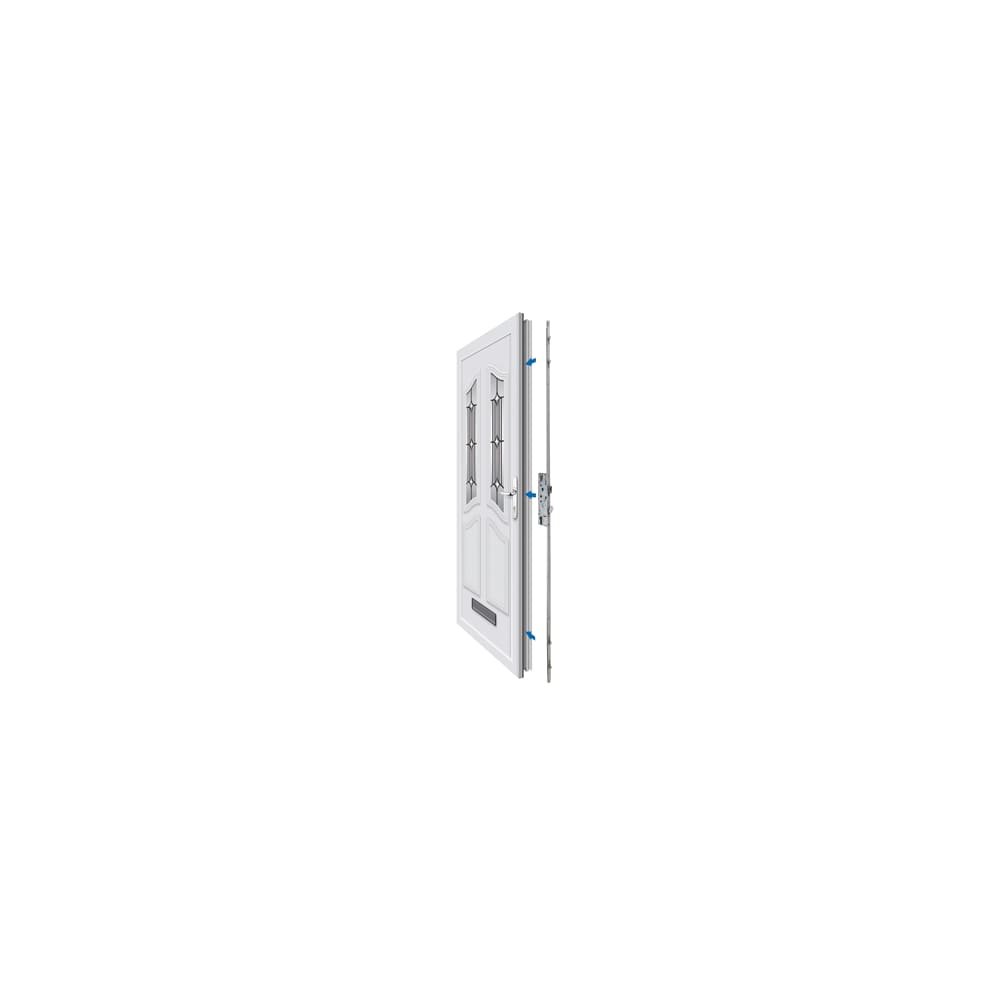 Yale Doormaster Universal Multipoint Door Lock - 2 Mushroom 2 Roller - 45mm Backset - 92mm c/c