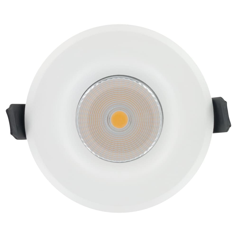 Integral LED Lux Fire 9W IP65 Fire Rated 55° LED Dimmable Fixed Downlight - 4000K Cool White - White