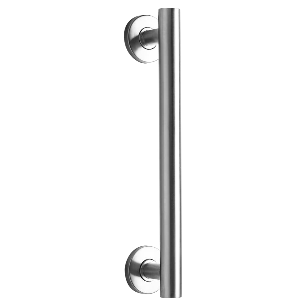 Metlex Callisto 35mm Stainless Steel Grab Rail - 450mm Length - Brushed Stainless Steel