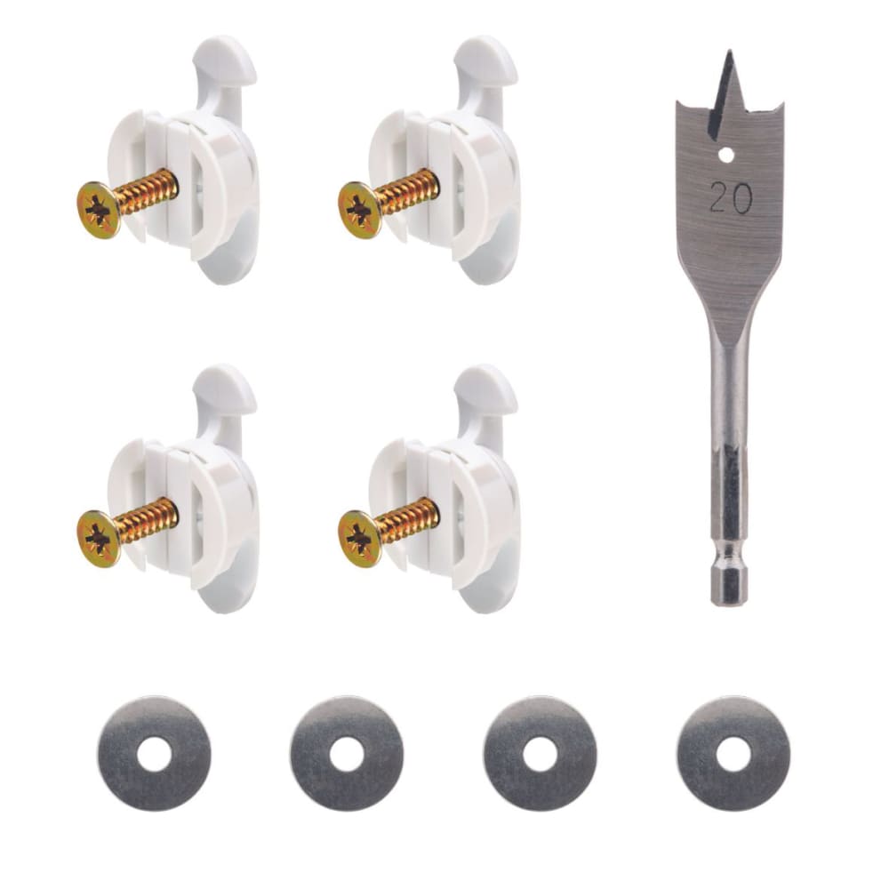 Bullfix Heavy Duty Plasterboard Fixing Kit for TV Brackets - 5 x 20mm - Pack of 4
