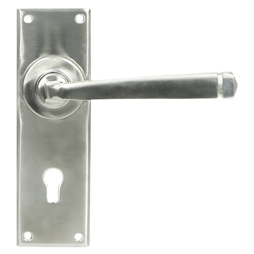 From The Anvil Avon Lock Door Handle - Keyhole - 152 x 48mm - Satin Stainless Steel