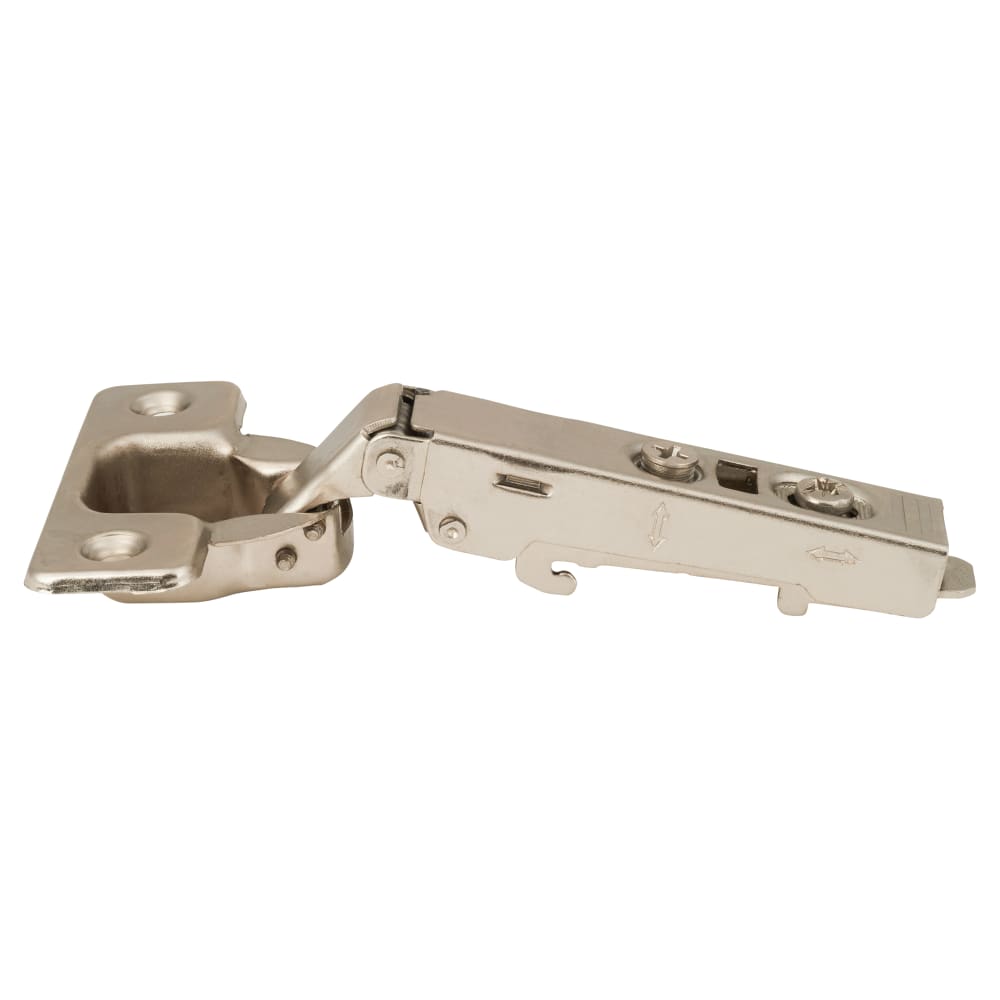 Klug Clip-on Soft Close Cabinet Hinge - 95° - Overlay - Zinc Plated - Pair