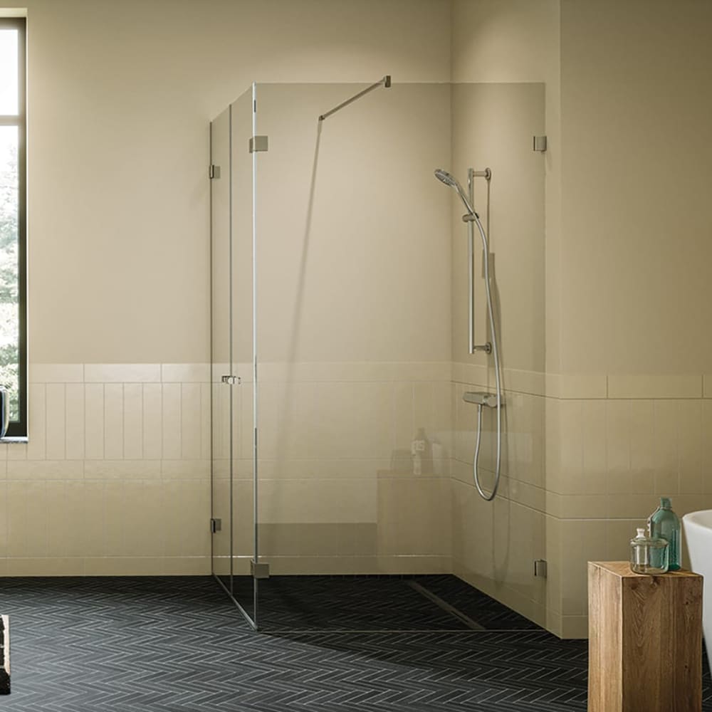 Bohle Shower Door Knob - Square - 30 x 30mm - Polished Chrome - Pair