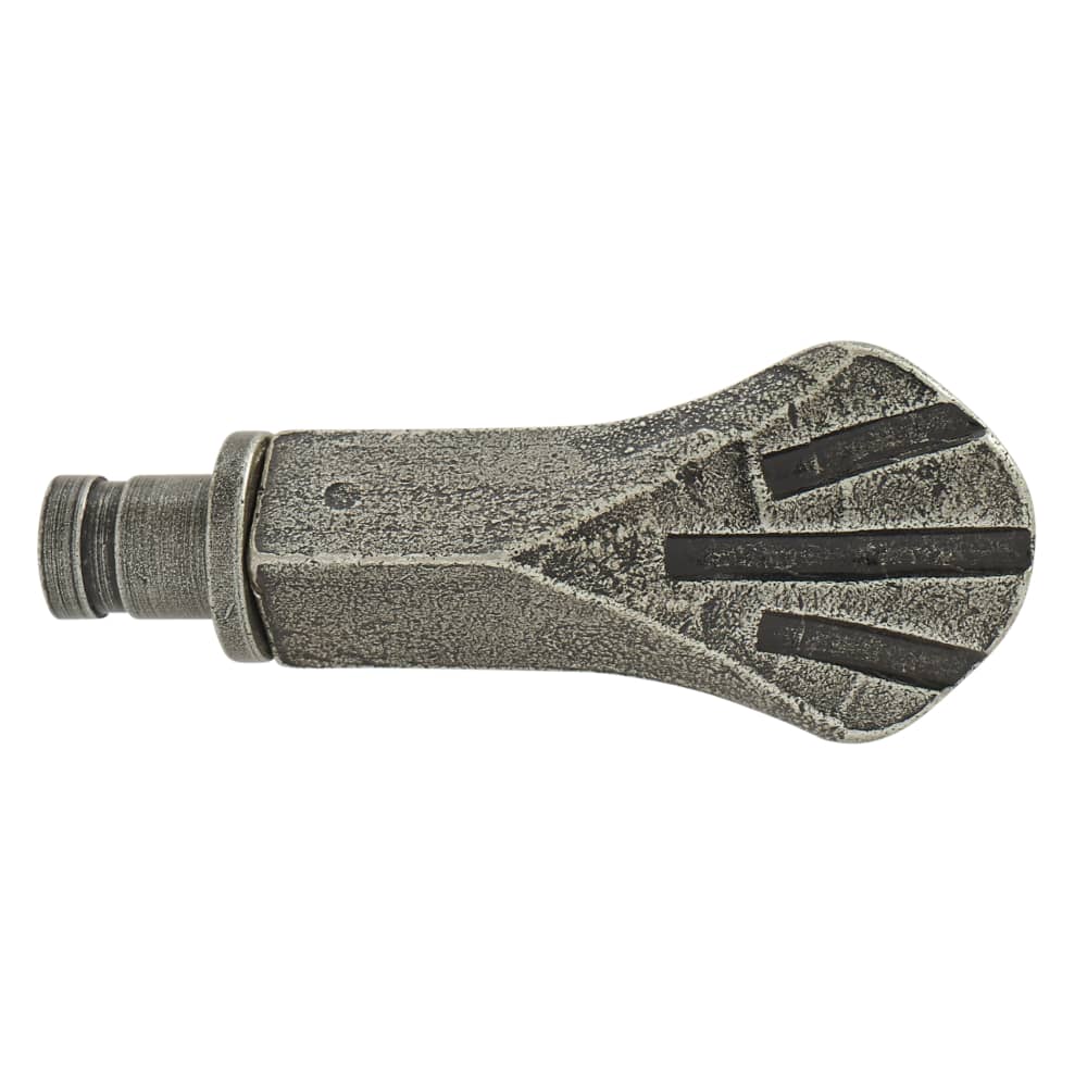 Olde Forge Shell Curtain Finials - Pewter