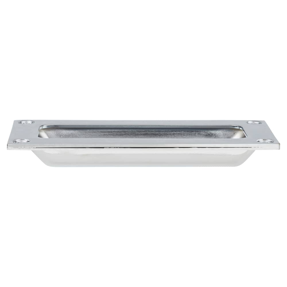 Altro Rectangular Flush Cabinet Pull Handle - 102 x 45mm - Polished Chrome
