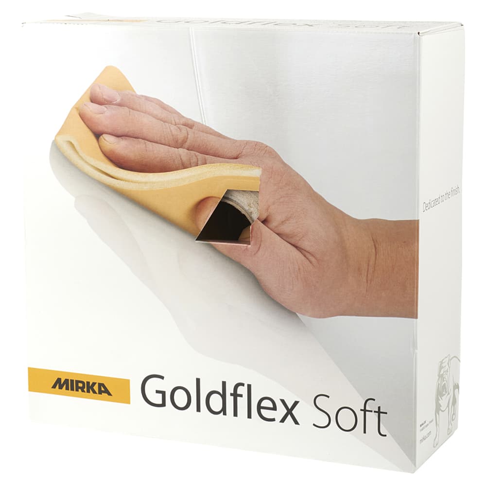 Mirka Goldflex Soft Sanding Roll - 115 x 125mm - Grit P800 - Pack of 200