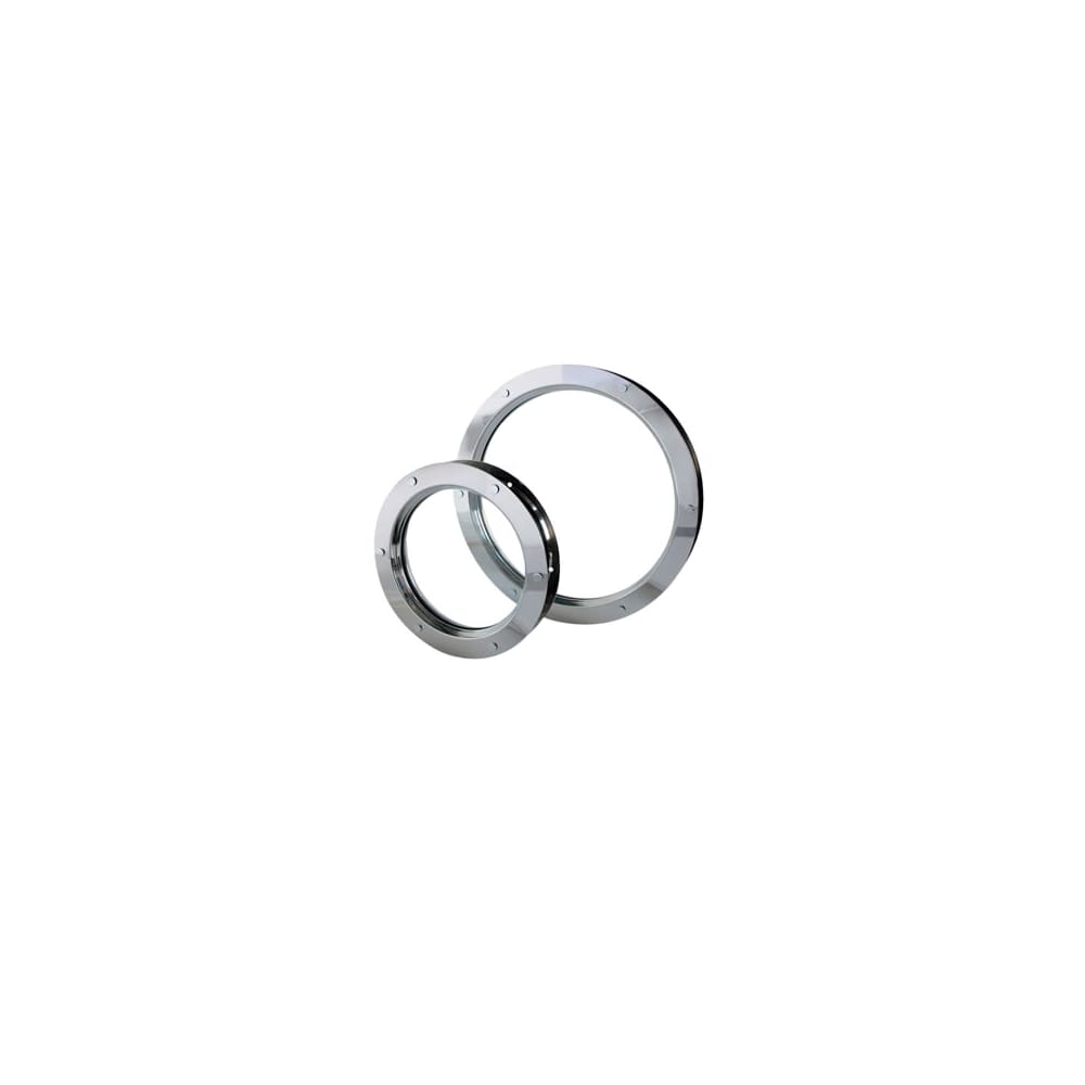 North 4 Designs Single Glazed Round Vision Panel - 288mm Diameter - Polished Stainless Steel