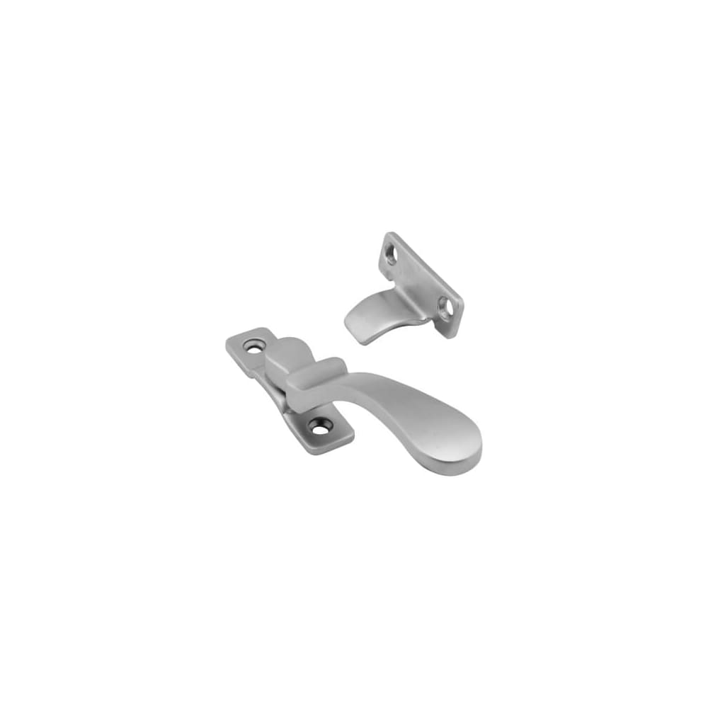 Hampstead Victorian Wedge Casement Window Fastener - Reversible - Soft Satin Chrome