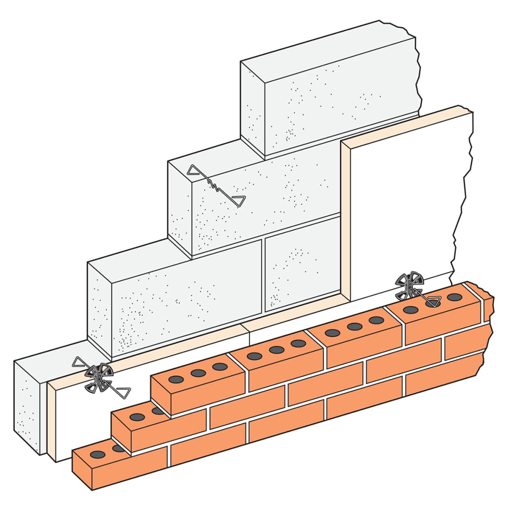 Simpson Strong Tie Wall Ties - Type 4 - 225mm Length - Pack of 250